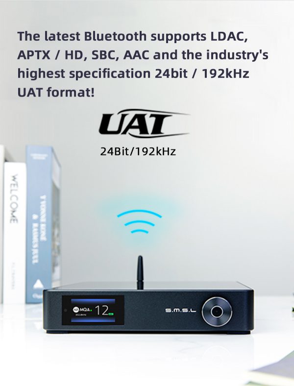 SMSL M400 Balanced DAC AK4499 XMOS XU216 MQA 32bit 768kHz DSD512